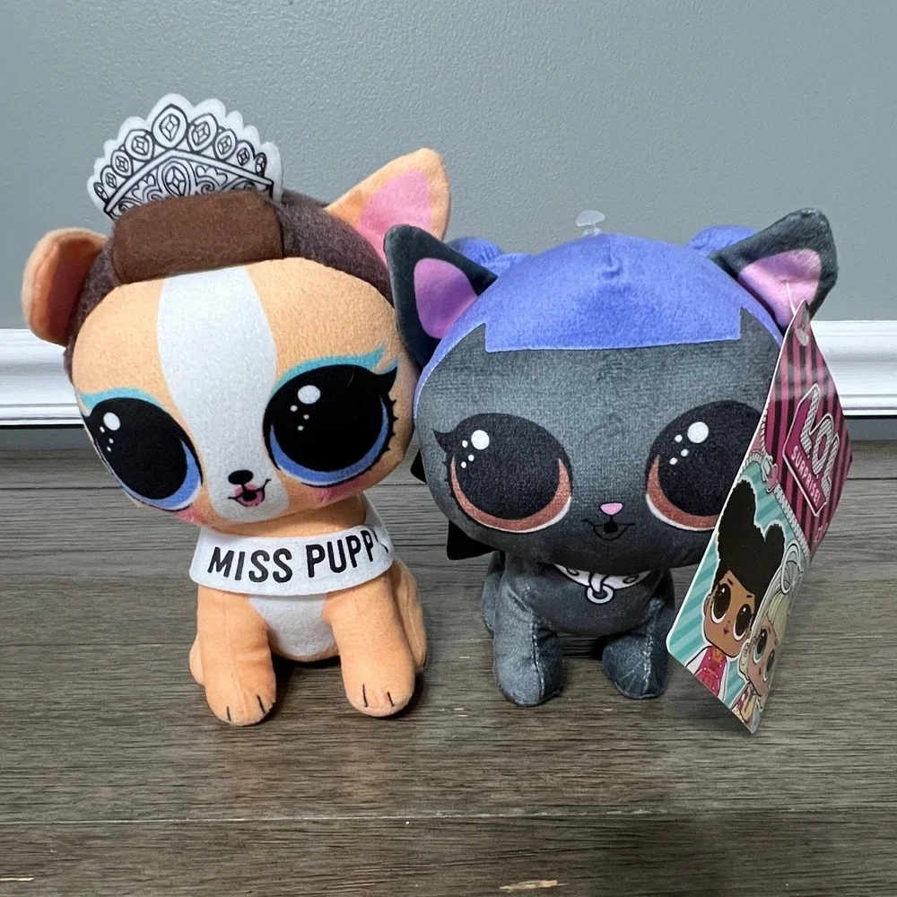 LOL Surprise Miss Puppy &‎ Angel Kitty Plush Set